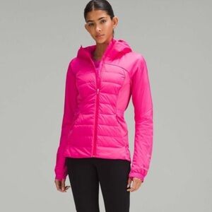 Lululemon Down For It All Jacket- Sonic Pink. Size 12